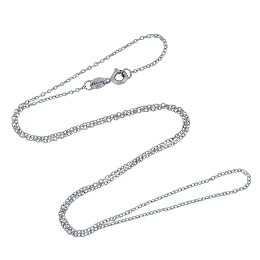 Vintage Sterling Silver 925 Cable Chain Necklace | 18